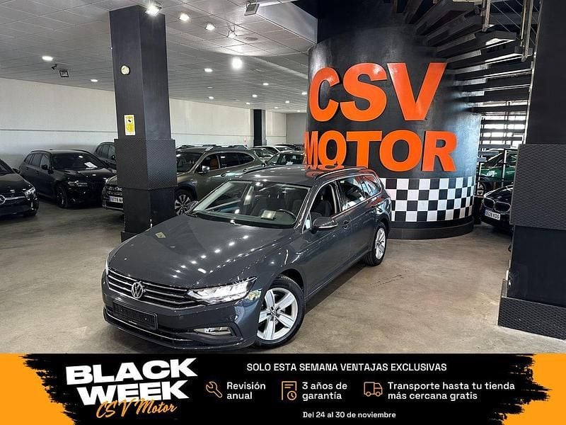 Gris Usado 2020 VW Passat R-line Familiar | 17.450 € (Precio justo) - Imagen 1/4