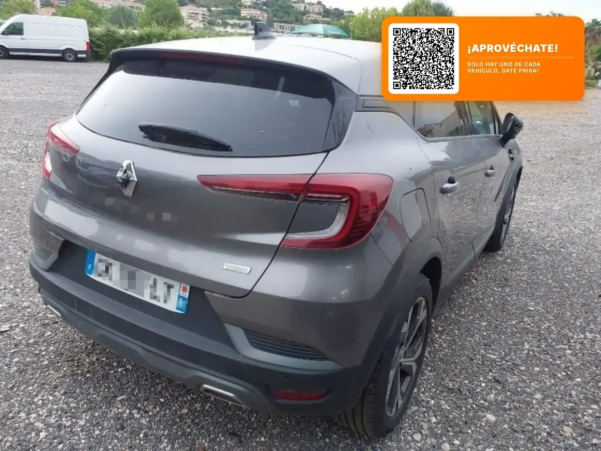 Usado Renault Captur RS Line 160 CV (117 kW) 2022 Gris SUV