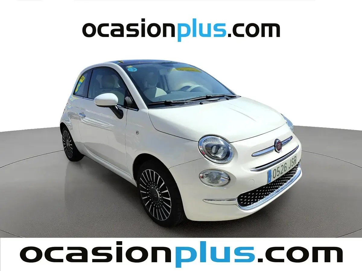 Usado Fiat 500 Lounge 69 CV (50 kW) 2016 Blanco Utilitario
