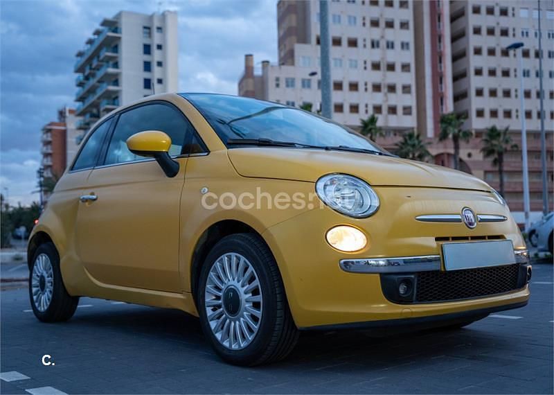 Amarillo Usado 2014 Fiat 500 Pop Berlina | 6300 € (Precio justo) - Imagen 1/4