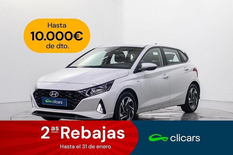 Blanco Usado 2021 Hyundai i20 Berlina | 14.990 € (Precio justo) - Imagen 1/4