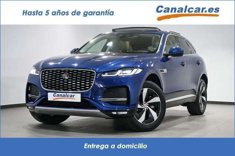 Azul Usado 2021 Jaguar F-Pace S SUV | 36.791 € - Imagen 1/4