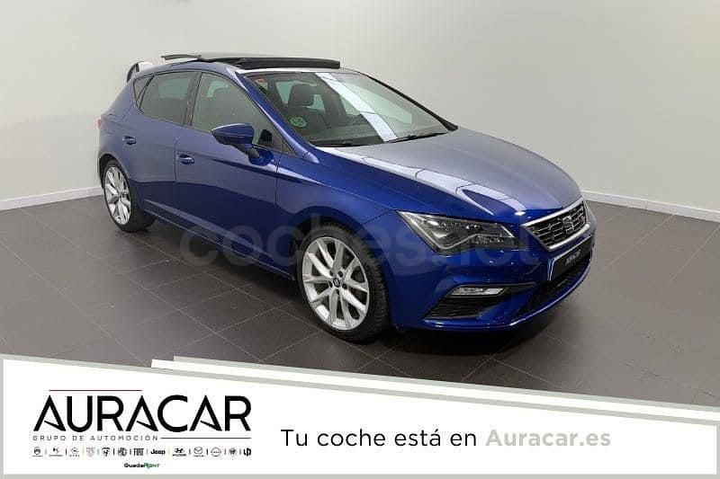 Usado Seat Leon FR 150 CV (110 kW) 2019 Azul Berlina