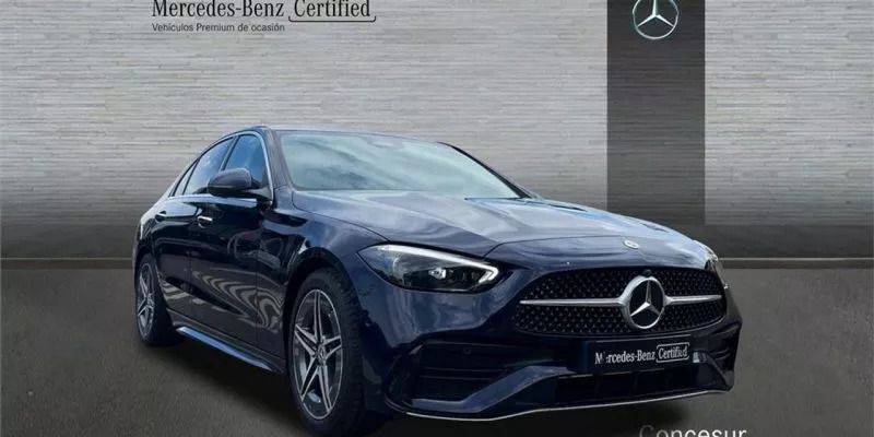 Usado Mercedes C200 163 CV (119 kW) 2024 Azul Berlina