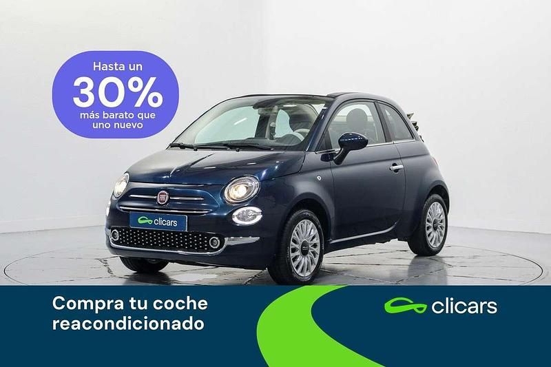 Azul Usado 2023 Fiat 500C Descapotable | 11.790 € (Precio justo) - Imagen 1/4