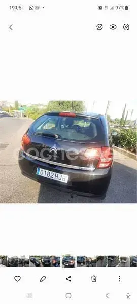 Usado Citroën C3 68 CV (50 kW) 2012 Negro Berlina