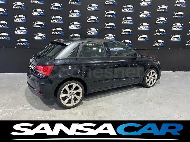 Usado Audi A1 Sportback Attraction 90 CV (66 kW) 2015 Negro Utilitario