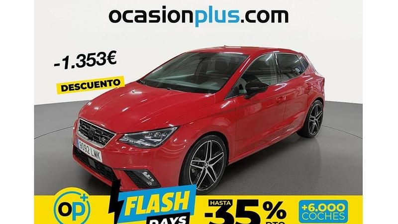 Usado Seat Ibiza FR 110 CV (80 kW) 2021 Rojo Utilitario