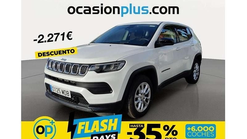 Usado Jeep Compass Longitude 129 CV (94 kW) 2022 Blanco SUV