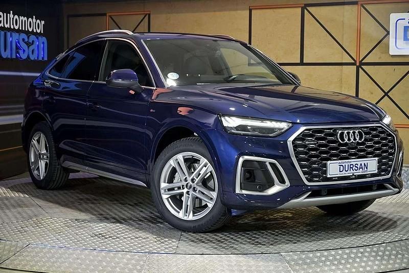Usado Audi Q5 S-Line 204 CV (150 kW) 2022 Azul SUV