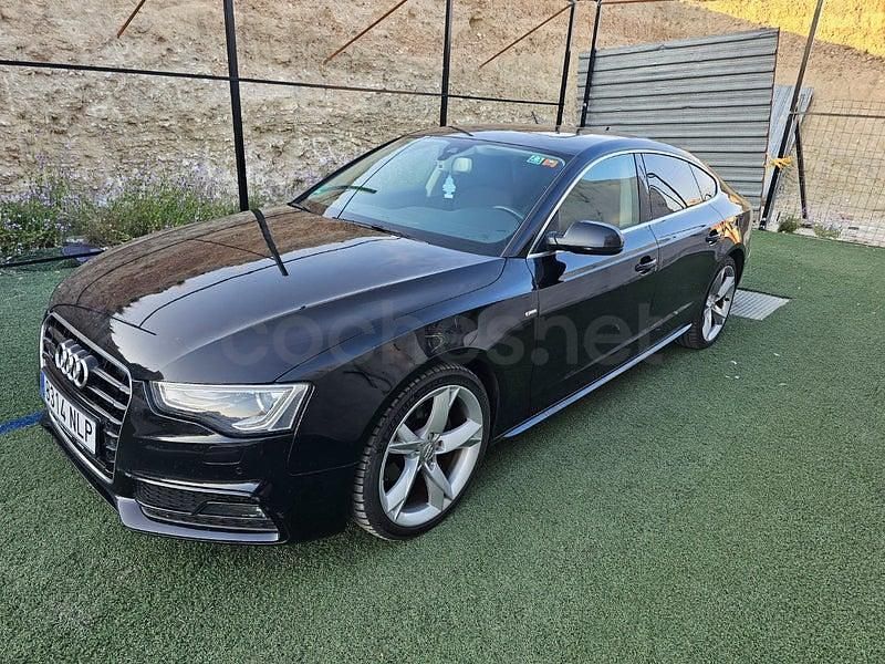 Usado Audi A5 Sportback Advanced 245 CV (180 kW) 2015 Negro Utilitario