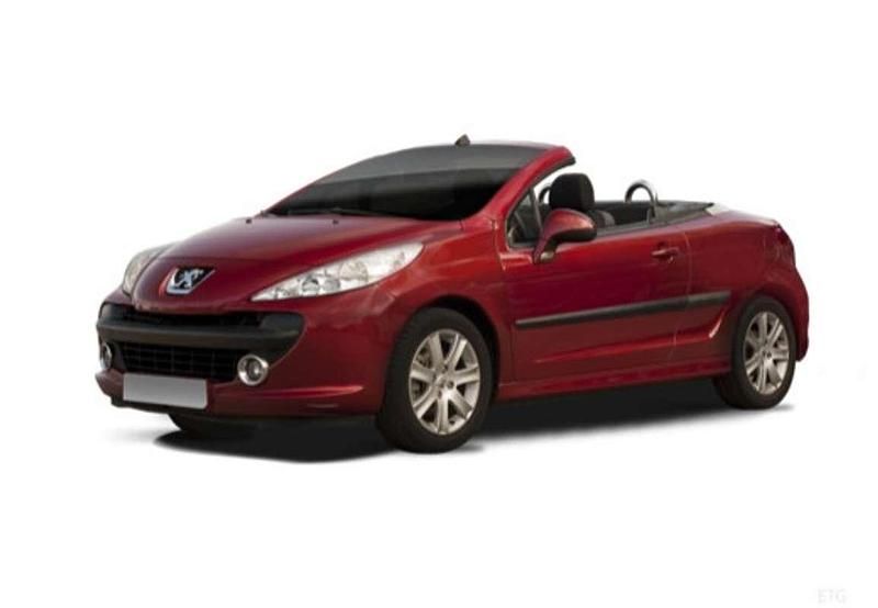 Usado Peugeot 207 CC Sport 150 CV (110 kW) 2007 Negro Descapotable