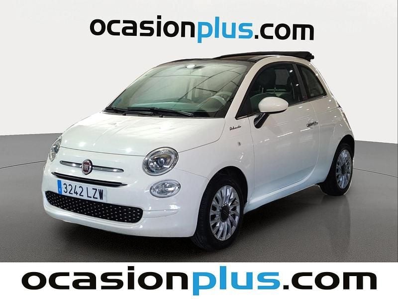 Blanco Usado 2022 Fiat 500C Dolcevita Descapotable | 9537 € (Buen precio) - Imagen 1/4