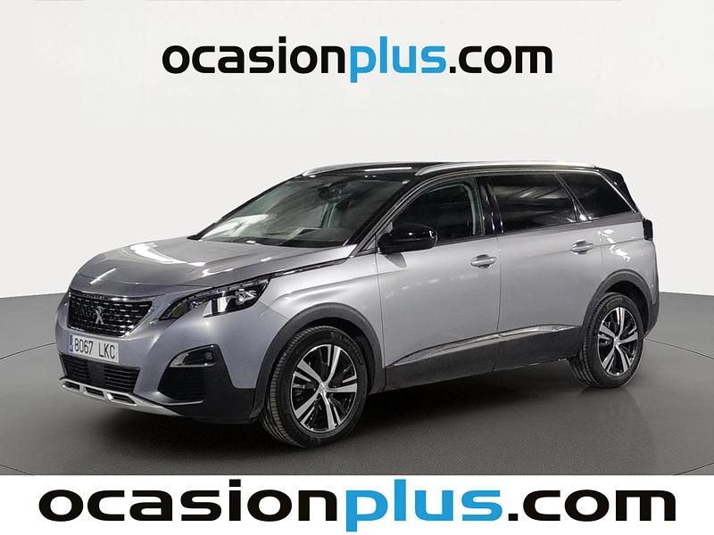 Gris Usado 2020 Peugeot 5008 Allure Monovolumen | 19.537 € (Precio justo) - Imagen 1/4