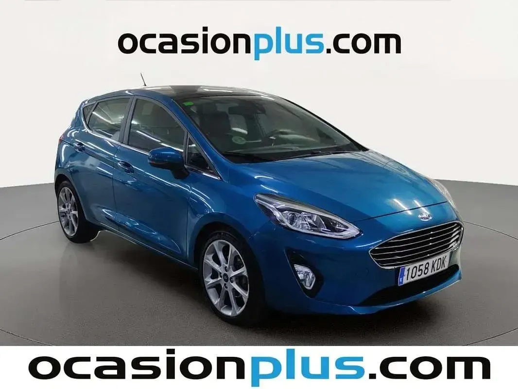 Usado Ford Fiesta Titanium 101 CV (74 kW) 2017 Azul Utilitario