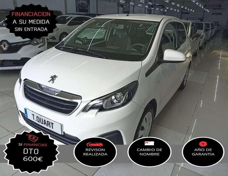 Blanco Usado 2018 Peugeot 108 Active Utilitario | 8300 € (Precio justo) - Imagen 1/4