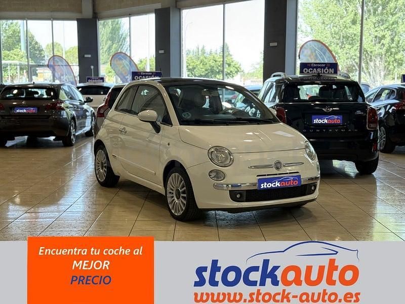 Usado Fiat 500 Lounge 100 CV (73 kW) 2009 Blanco Descapotable
