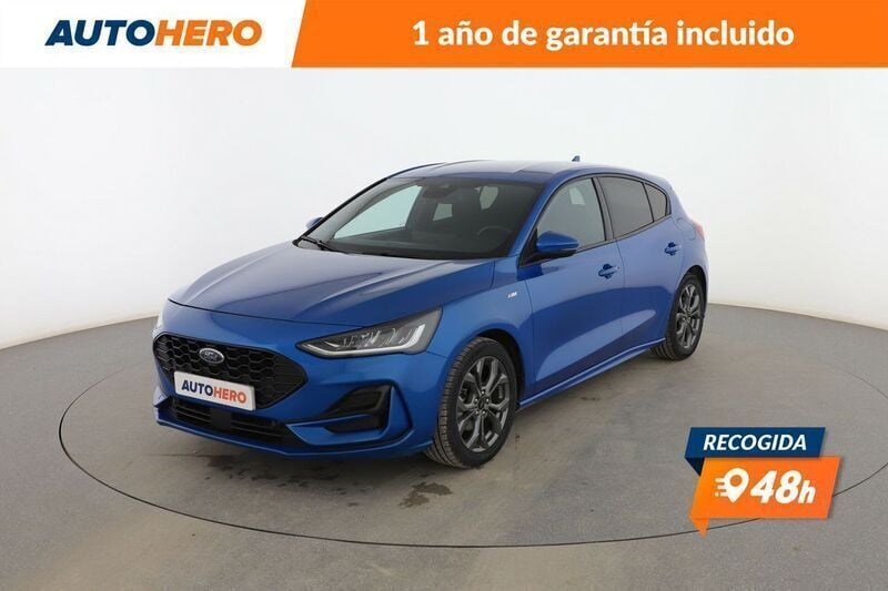 Azul Usado 2022 Ford Focus ST-Line Berlina | 17.899 € (Buen precio) - Imagen 1/3