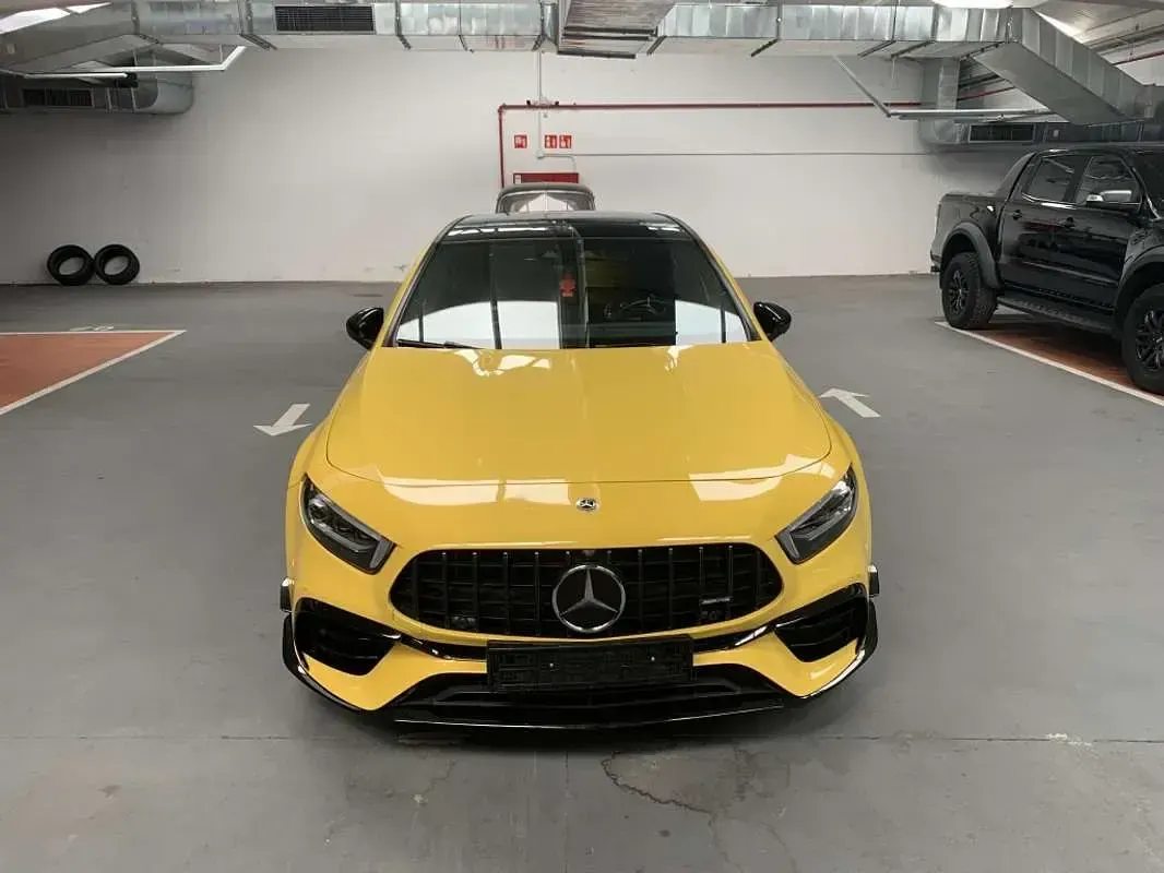 Usado Mercedes A45 AMG AMG 421 CV (309 kW) 2021 Amarillo Utilitario