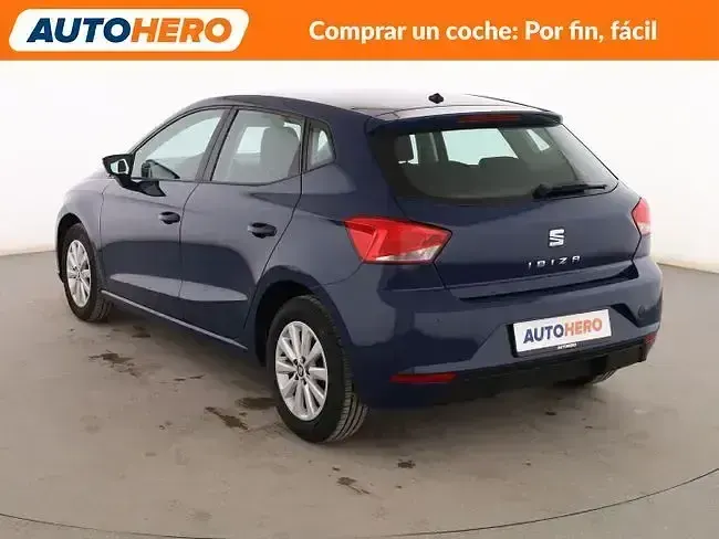 Usado Seat Ibiza Reference 95 CV (69 kW) 2018 Azul Utilitario