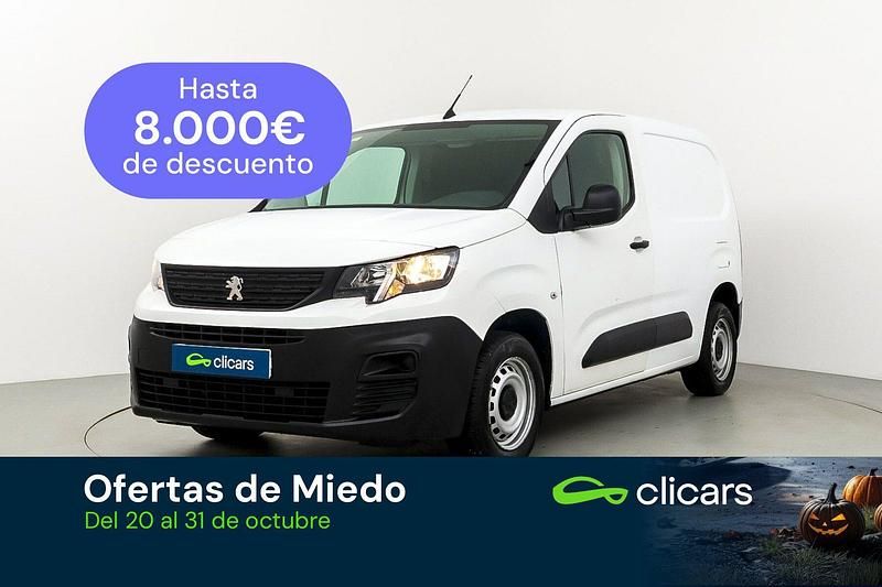 Blanco Usado 2022 Peugeot Partner S Monovolumen | 11.990 € (Un poco caro) - Imagen 1/4