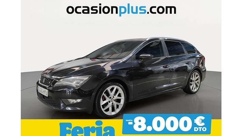 Negro Usado 2014 Seat Leon ST FR Familiar | 11.150 € (Precio justo) - Imagen 1/4