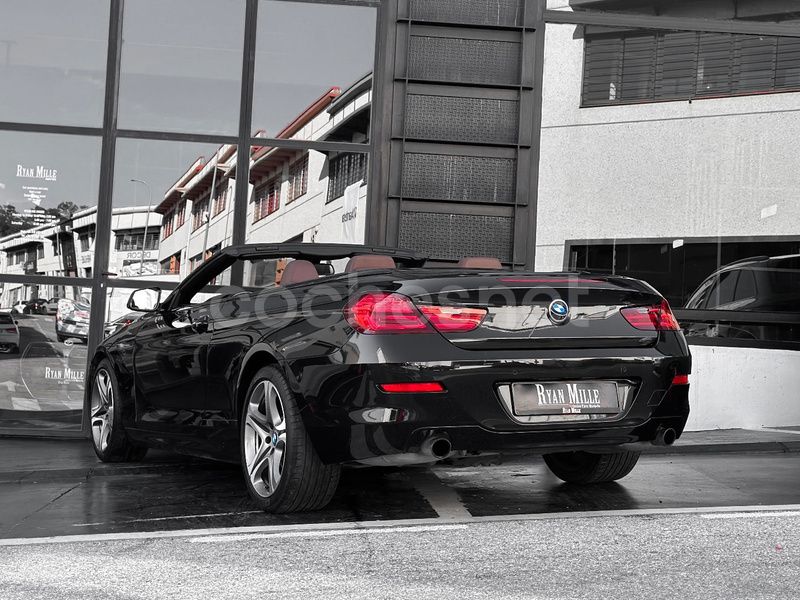 Usado BMW 640 Cabriolet Comfort Edition 320 CV (235 kW) 2011 Negro Descapotable