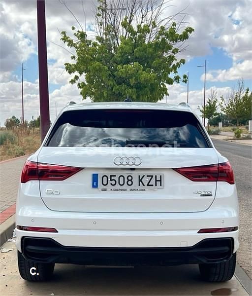 Usado Audi Q3 S-Line 190 CV (139 kW) 2019 Blanco SUV
