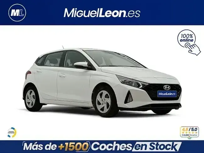 Usado Hyundai i20 100 CV (73 kW) 2022 Blanco Utilitario