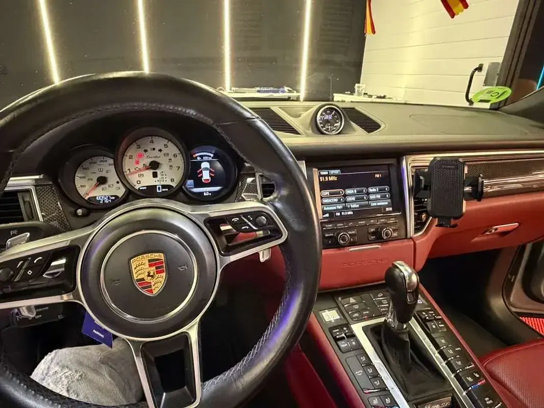 Usado Porsche Macan Turbo 400 CV (294 kW) 2016 Gris SUV