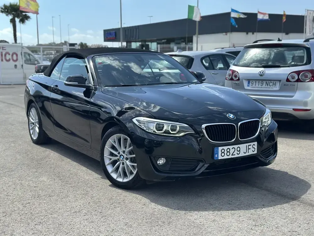 Usado BMW 228 245 CV (180 kW) 2015 Negro metalico Descapotable