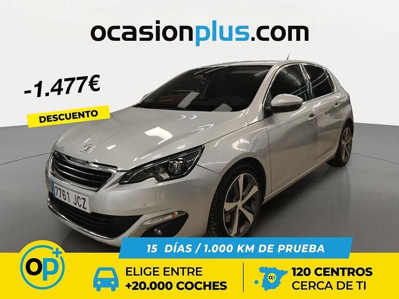 Gris plata Usado 2015 Peugeot 308 Allure Utilitario | 11.750 € (Precio justo) - Imagen 1/4
