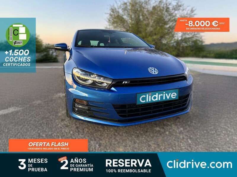 Azul Usado 2017 VW Scirocco R-line Coupe | 17.690 € (Buen precio) - Imagen 1/3
