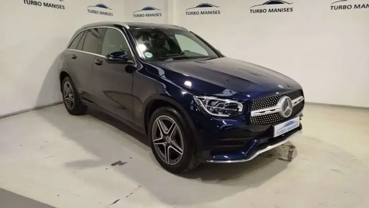 Usado Mercedes GLC220 194 CV (142 kW) 2021 Azul SUV