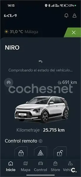 Usado Kia Niro 141 CV (103 kW) 2022 Gris / plata SUV