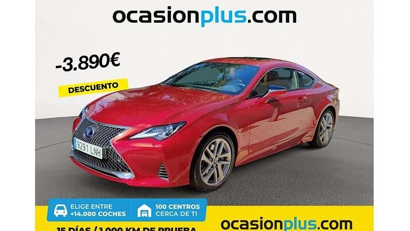 Rojo Usado 2021 Lexus RC300h Executive Line Coupe | 38.900 € (Precio justo) - Imagen 1/4