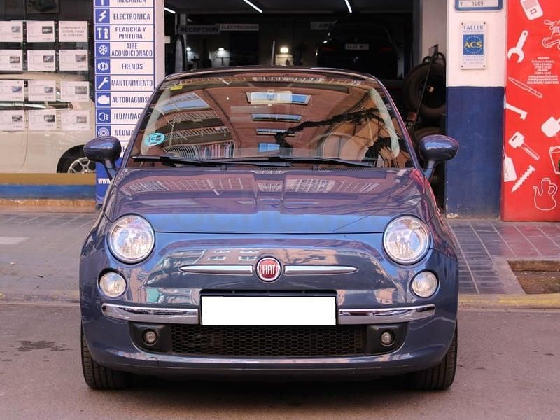 Usado Fiat 500 Lounge 69 CV (50 kW) 2013 Azul Berlina