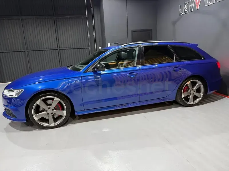 Usado Audi A6 Competition 326 CV (239 kW) 2017 Azul Familiar