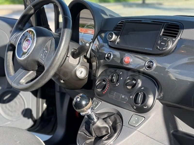 Usado Fiat 500C Lounge 69 CV (50 kW) 2015 Gris / plata Descapotable