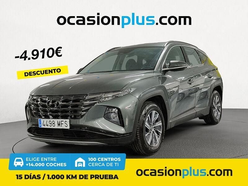 Gris / plata Usado 2023 Hyundai Tucson SUV | 22.290 € (Precio justo) - Imagen 1/4