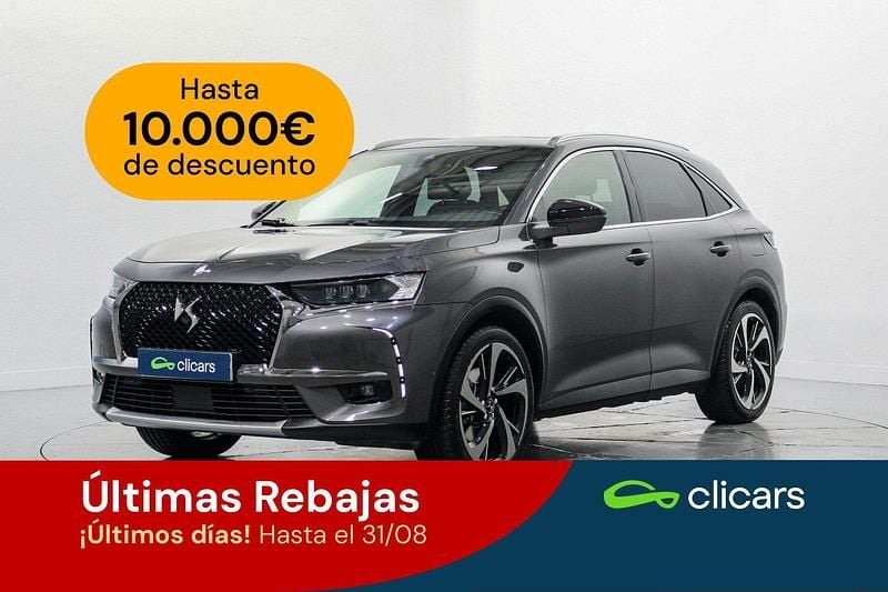 Gris / plata Usado 2020 DS Automobiles DS7 Crossback Grand Chic SUV | 22.490 € (Buen precio) - Imagen 1/4