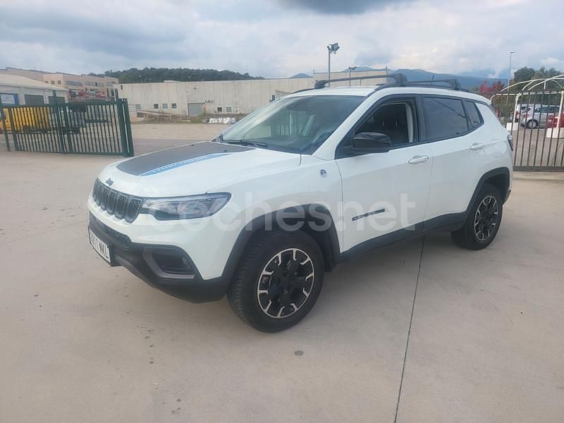 Blanco Usado 2023 Jeep Compass Trailhawk SUV | 28.990 € (Caro) - Imagen 1/4
