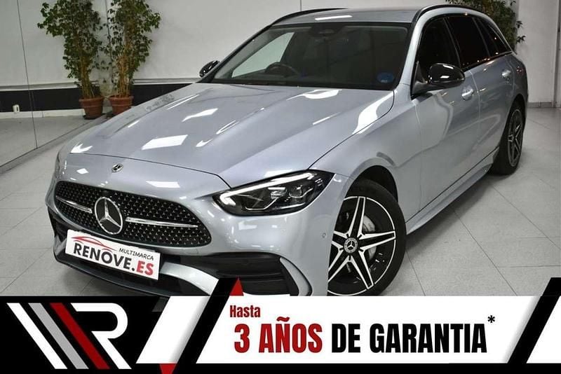 Gris / plata Usado 2023 Mercedes C300e Familiar | 41.900 € (Buen precio) - Imagen 1/4