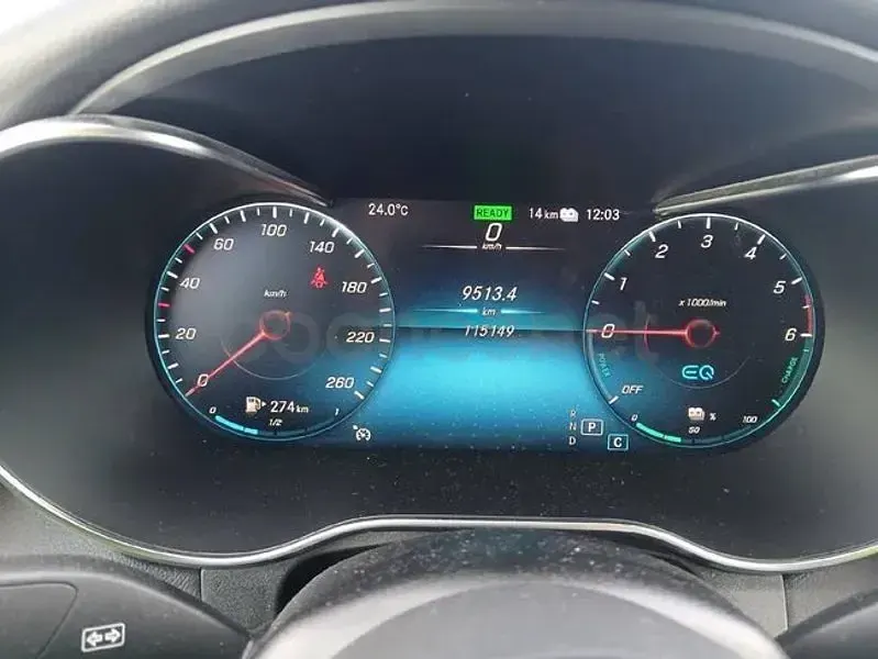 Usado Mercedes GLC220 194 CV (142 kW) 2021 Gris / plata Coupe