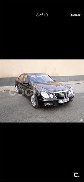 Usado Mercedes E280 Avantgarde 190 CV (139 kW) 2009 Negro Berlina