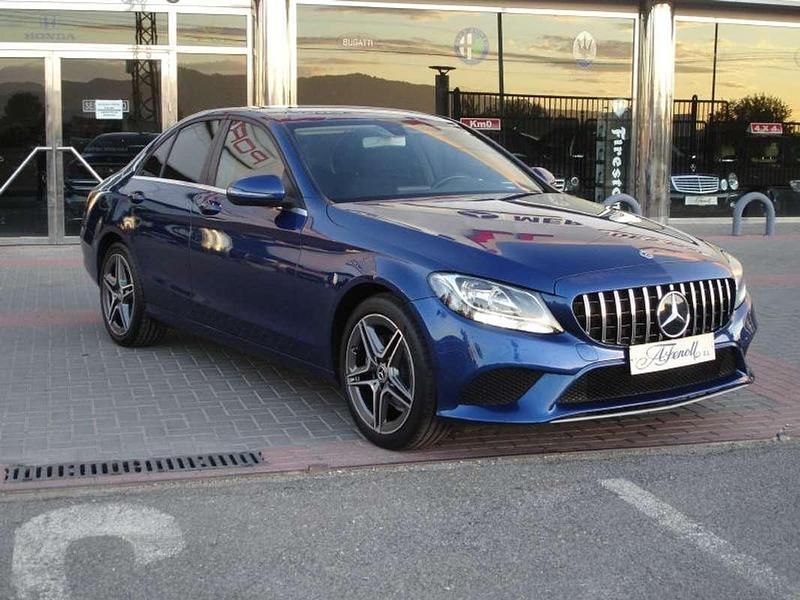 Usado Mercedes C220 194 CV (142 kW) 2018 Azul Berlina