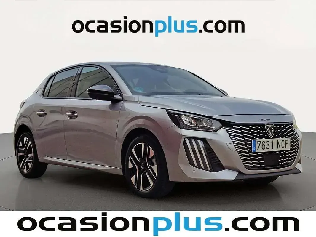 Usado Peugeot 208 Allure 102 CV (75 kW) 2025 Gris Utilitario
