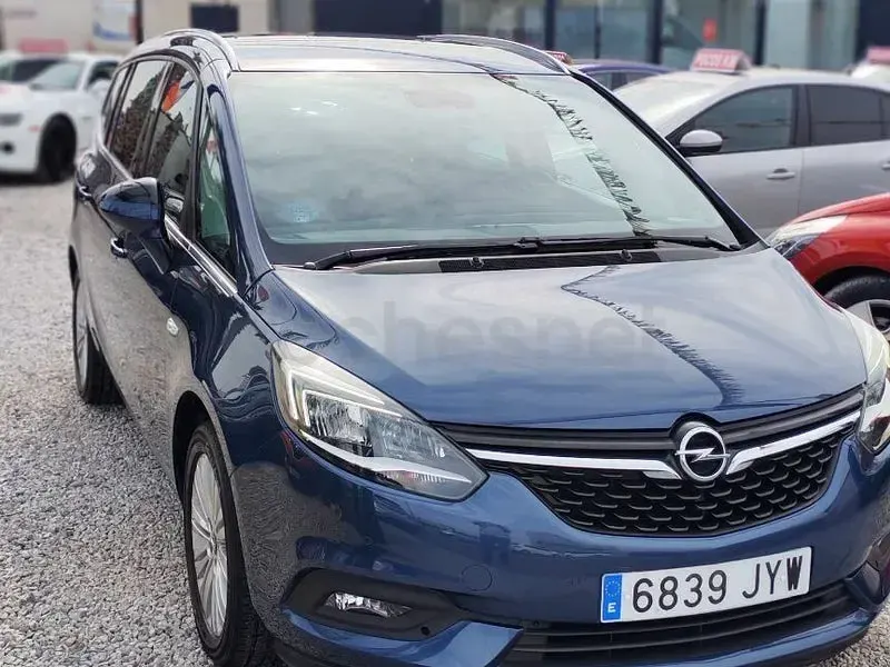 Usado Opel Zafira Expression 120 CV (88 kW) 2017 Azul Monovolumen
