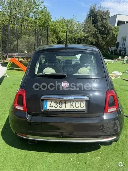 Usado Fiat 500 69 CV (50 kW) 2017 Negro Berlina