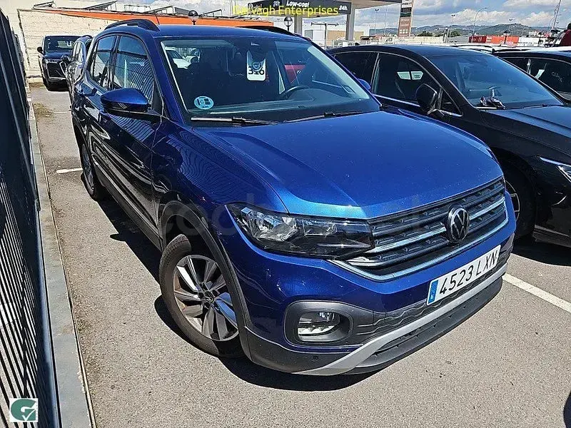 Usado VW T-Cross Advance 110 CV (80 kW) 2022 Azul SUV